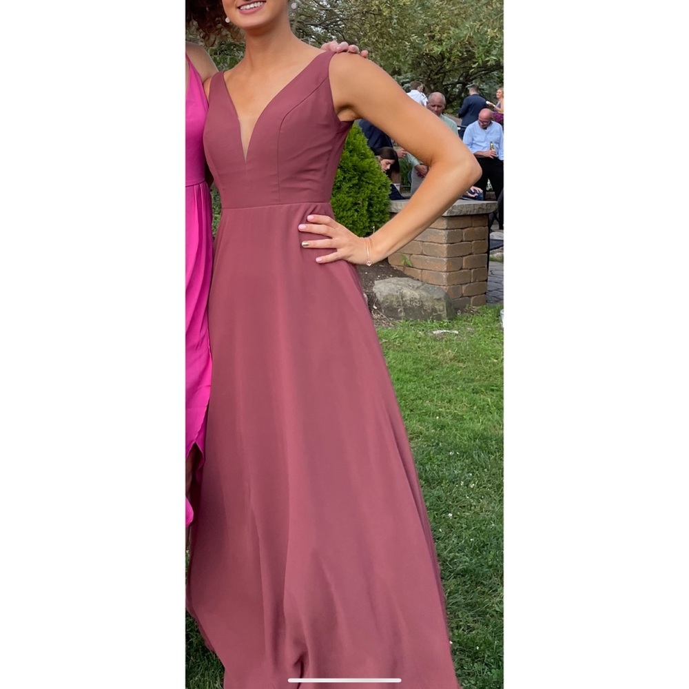 Sorella Vita Bridesmaid Dress (Sangria color)